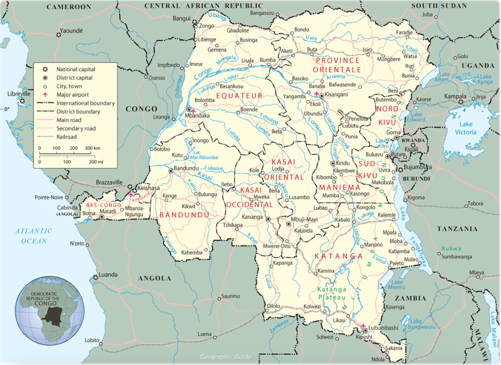 DR Congo - Geography